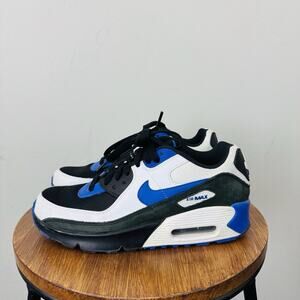 Nike Air Max 90 Black And Blue Sneakers Boys Size 5